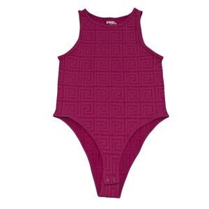 Pink Women's Bodysuit Size M